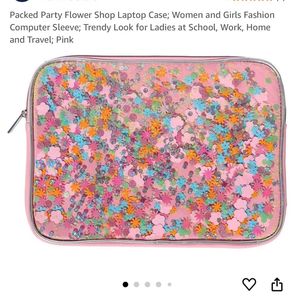 Floral Pink Laptop Case